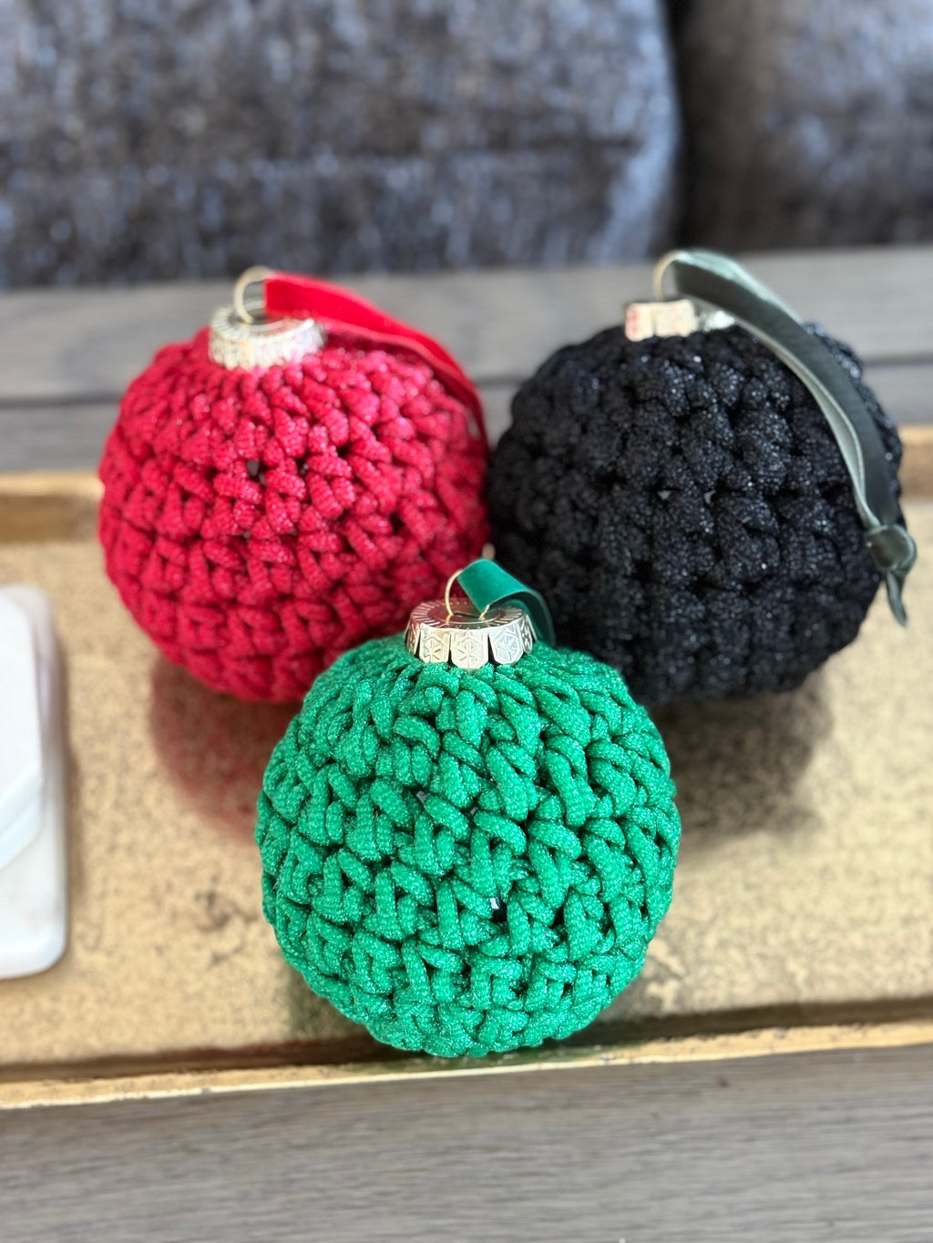 Crotchet Christmas Ornaments 4”