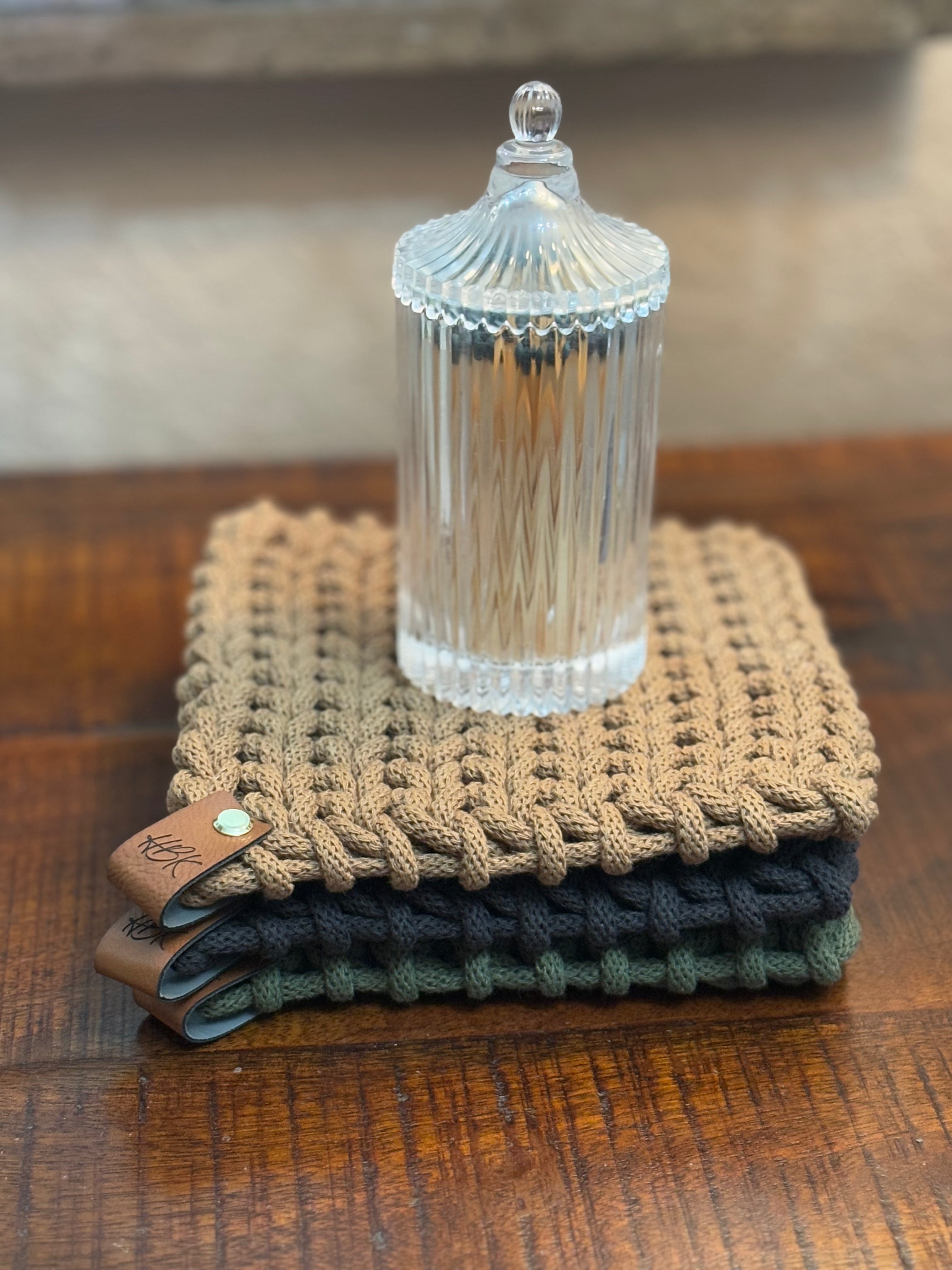 Chunky Comfort Holders - Handmade Crocheted Potholder