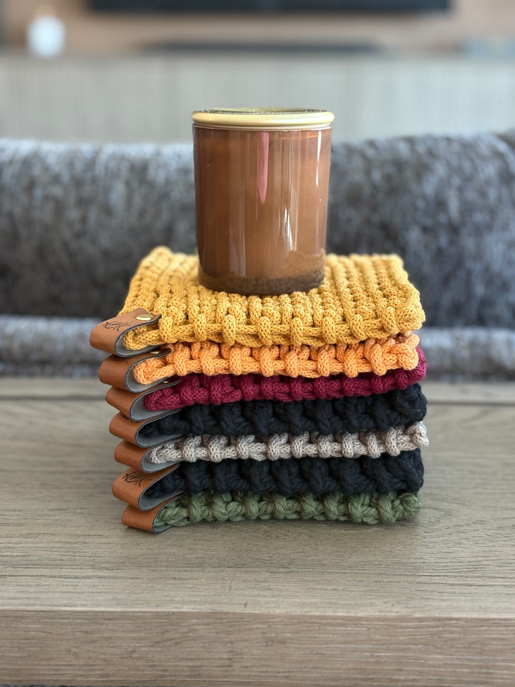 Chunky Comfort Holders - Handmade Crocheted Potholder