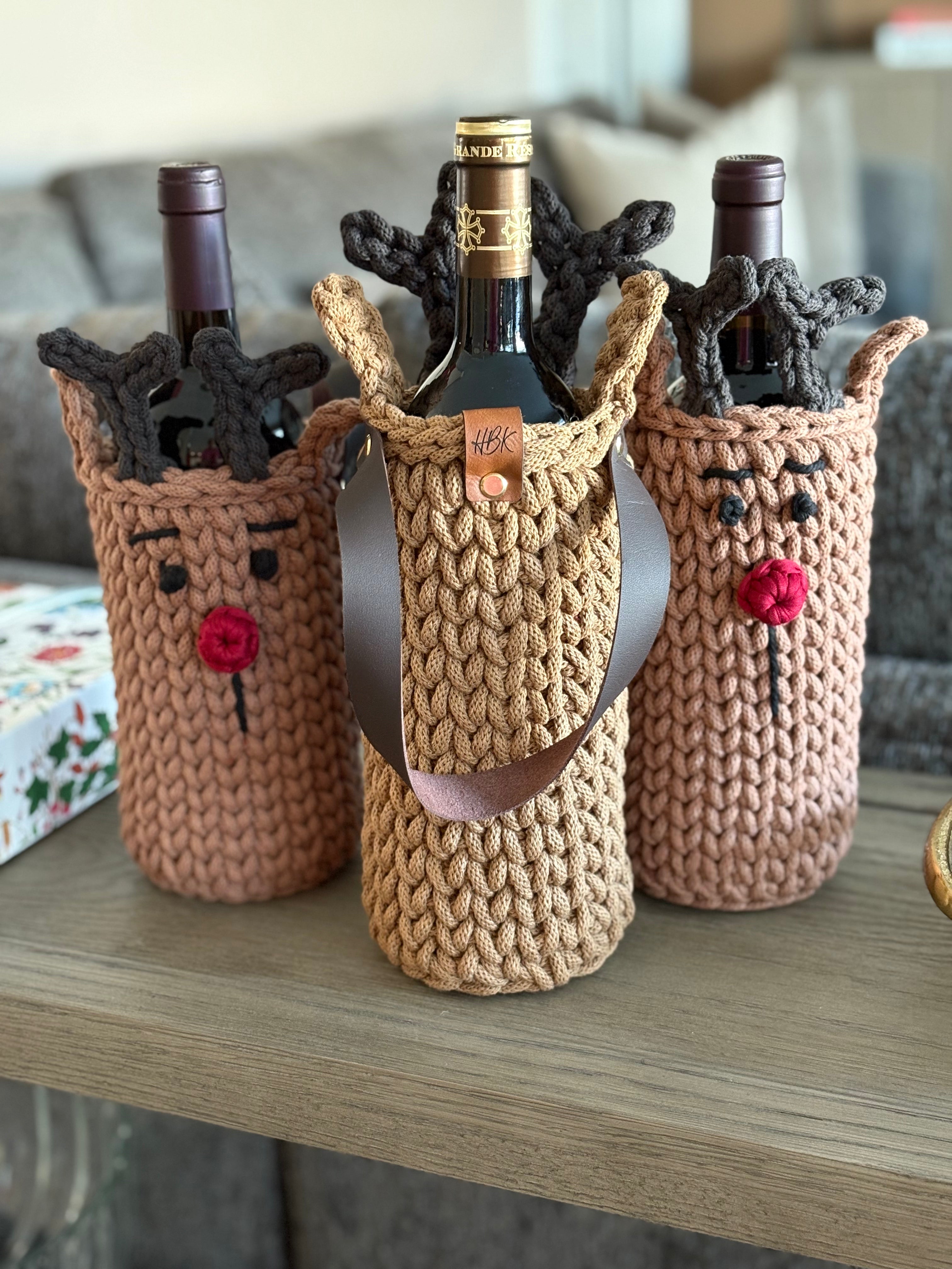 The Cozy Sipper Sleeve - Rudolph