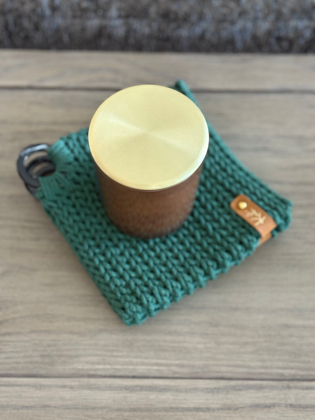 Textured Kitchen Trivets with Decorative Rings