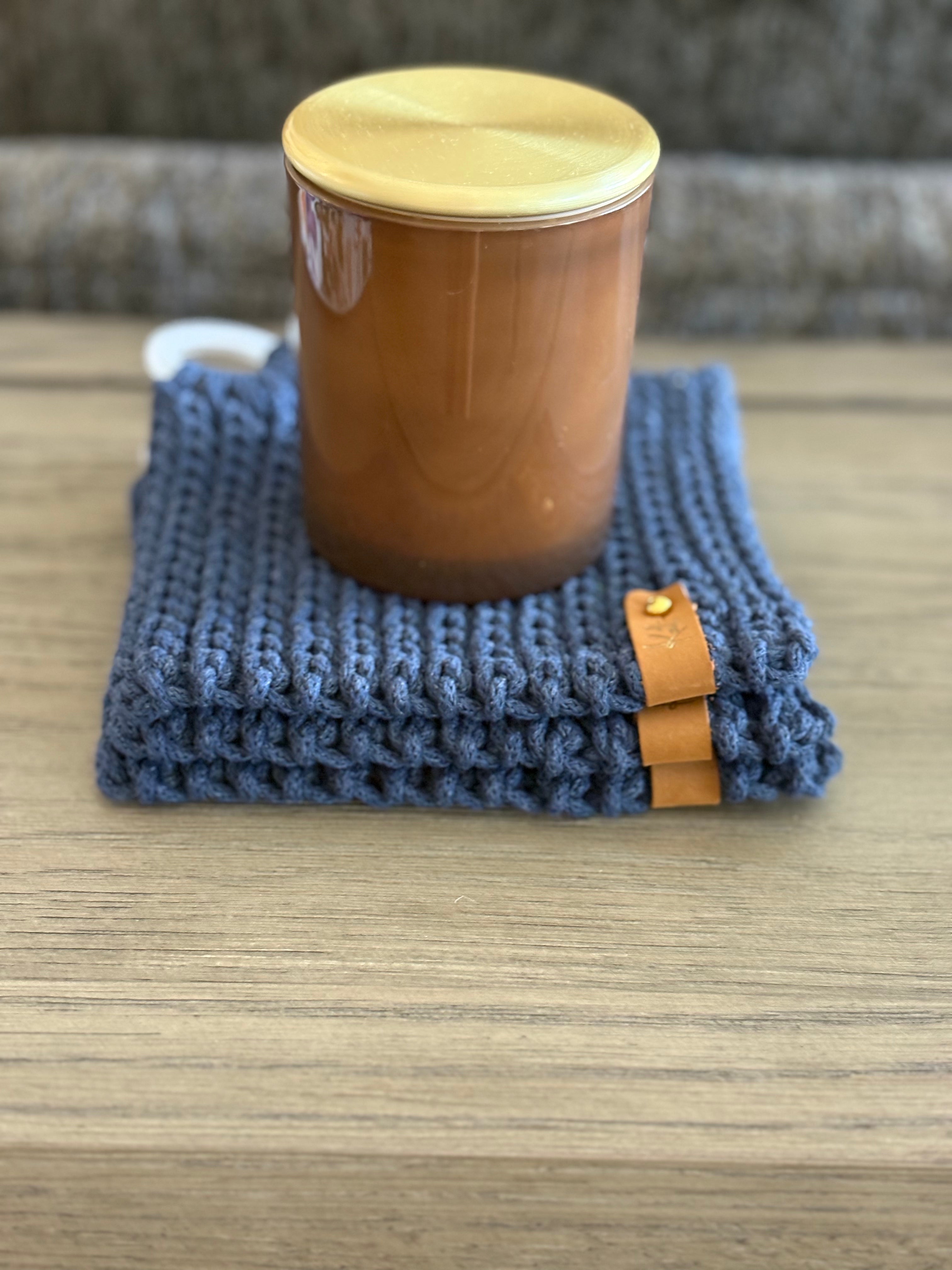 Textured Kitchen Trivets with Decorative Rings