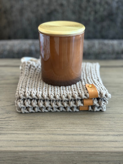 Textured Kitchen Trivets with Decorative Rings