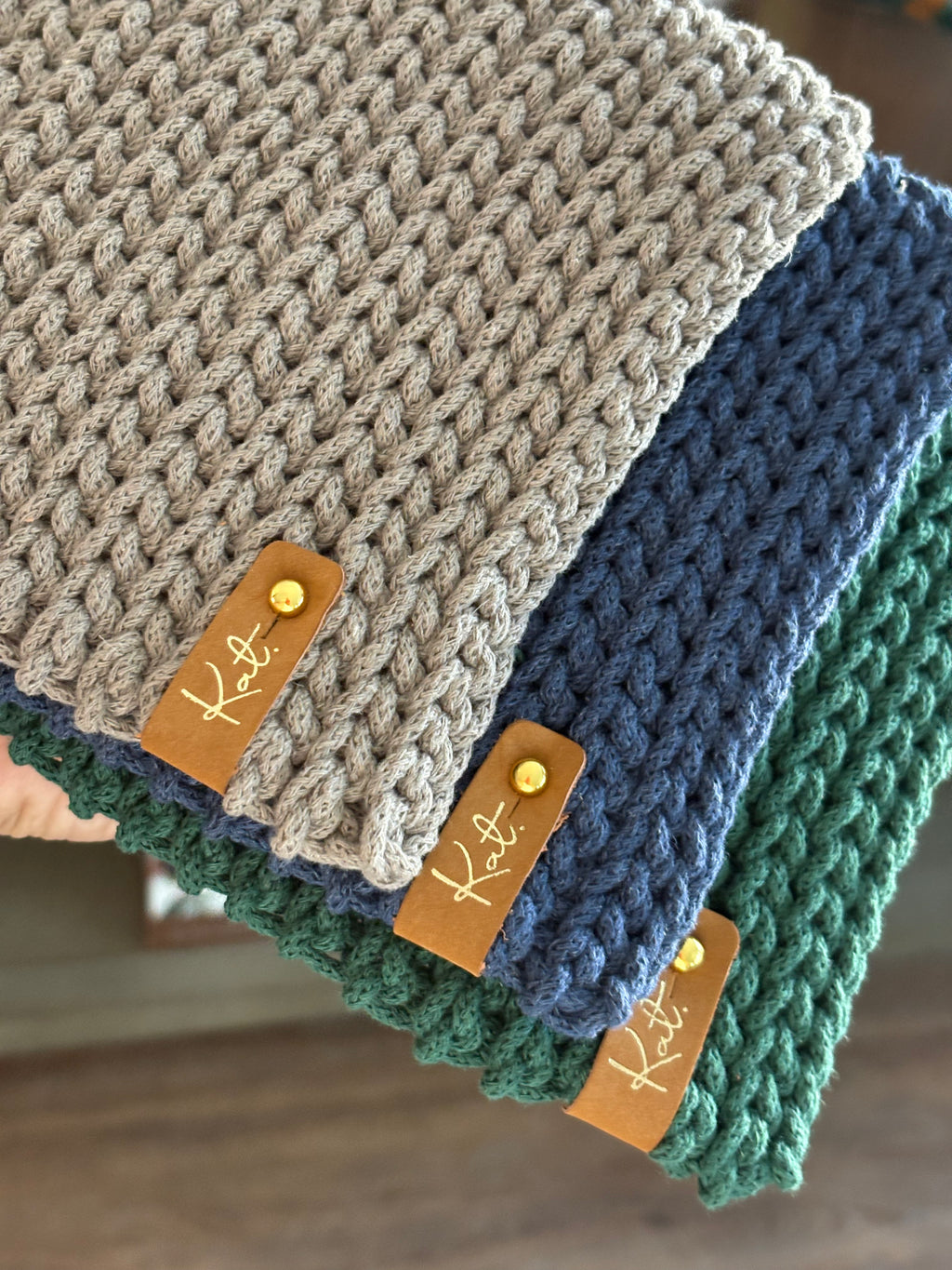 Textured Kitchen Trivets with Decorative Rings