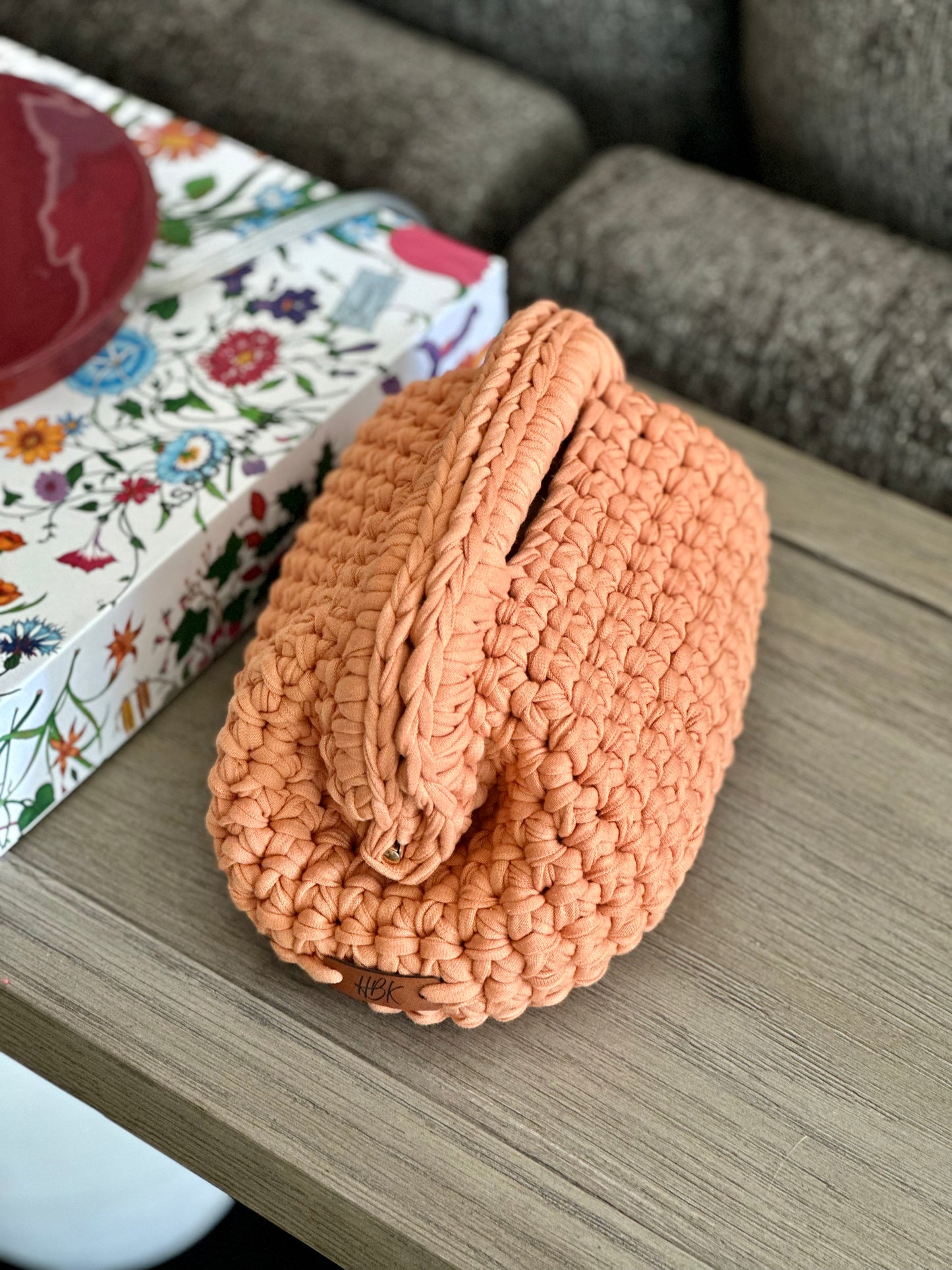 The Gather Bag - Apricot Blush