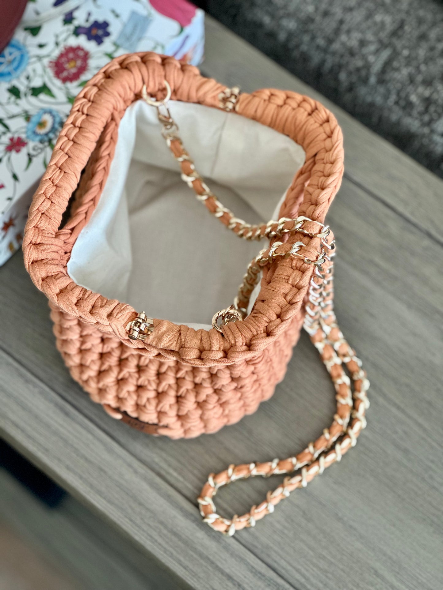 The Gather Bag - Apricot Blush