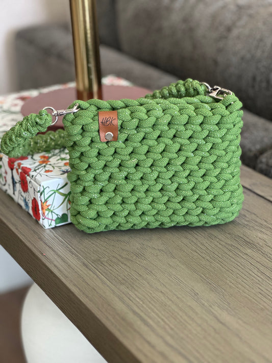 The Marie Bag: Sage Shimmer