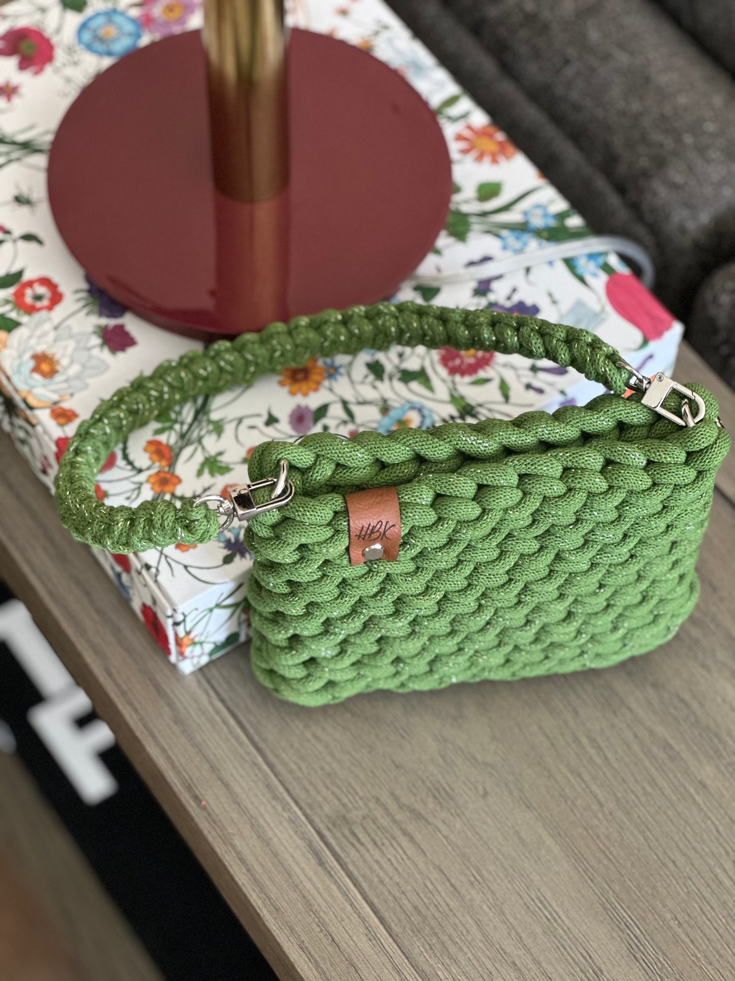 The Marie Bag: Sage Shimmer