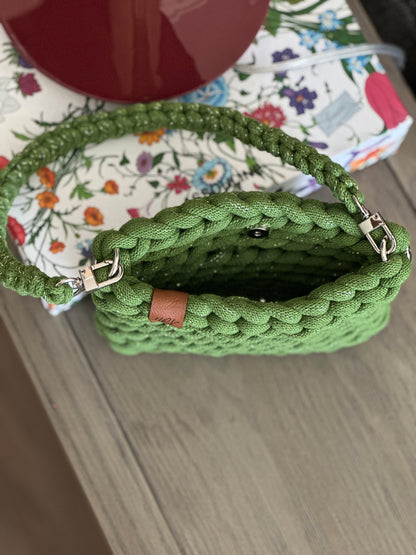 The Marie Bag: Sage Shimmer
