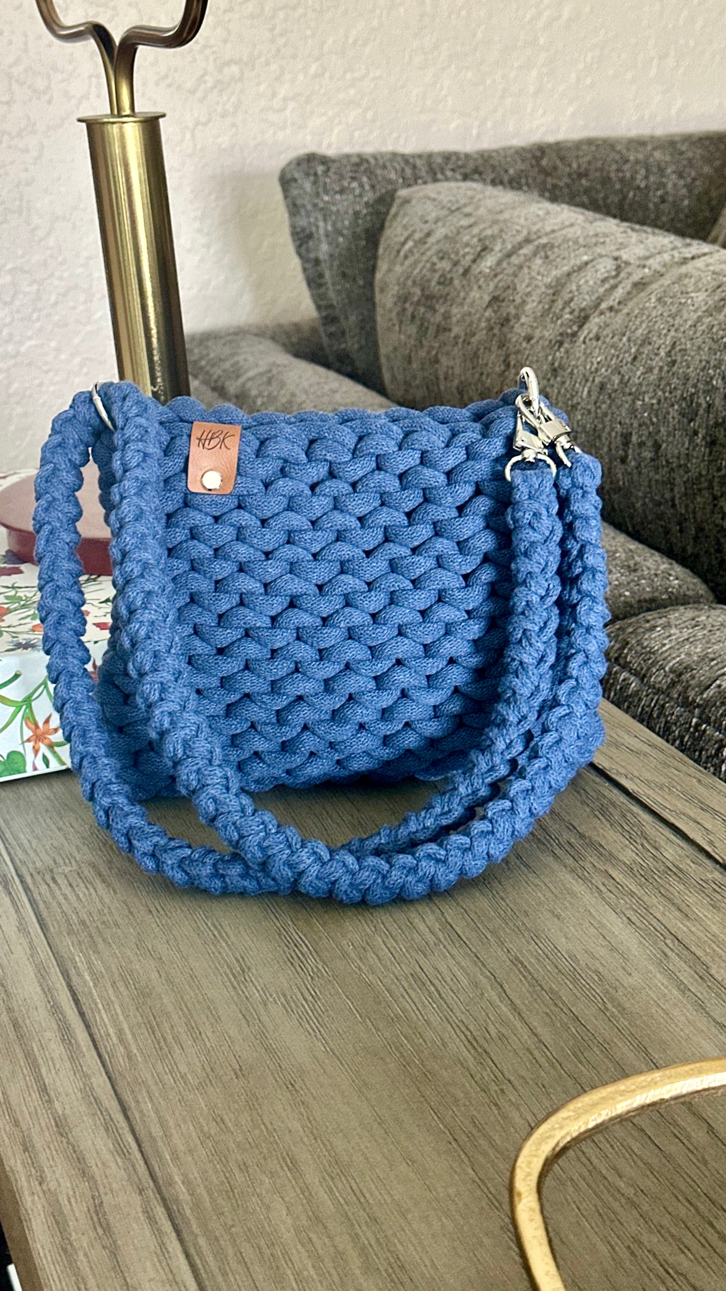 The Kenzie Bag: Harbor Blue