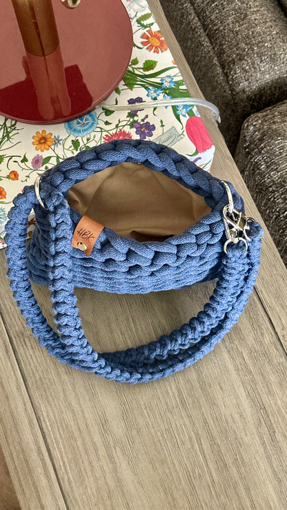 The Kenzie Bag: Harbor Blue
