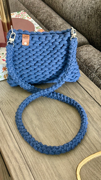 The Kenzie Bag: Harbor Blue