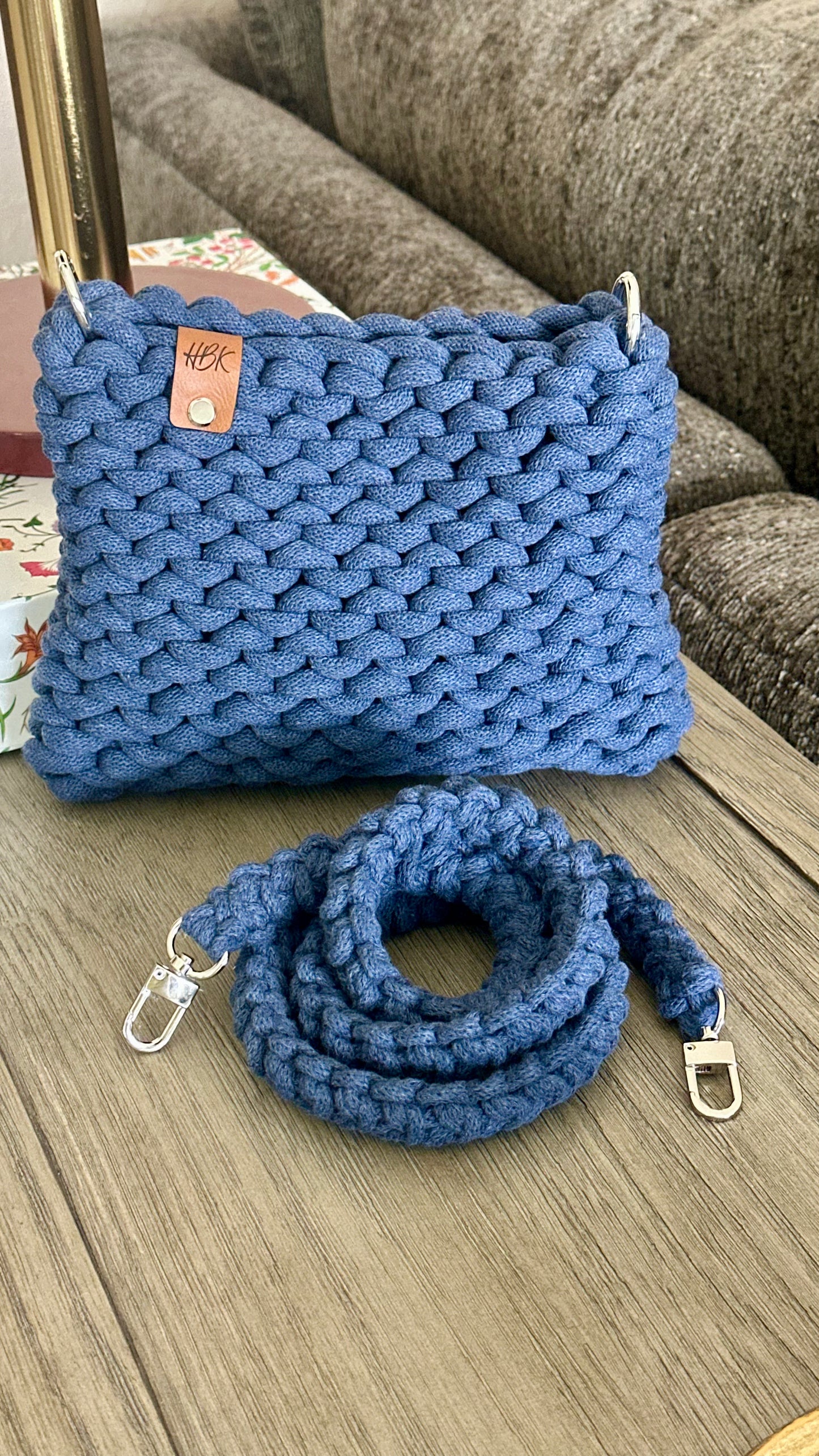 The Kenzie Bag: Harbor Blue